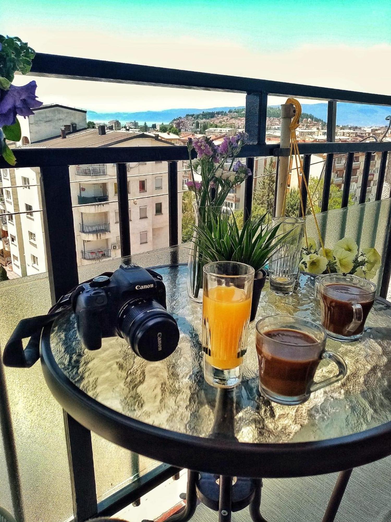 Nadia Apartment Ohrid With Lake View Экстерьер фото